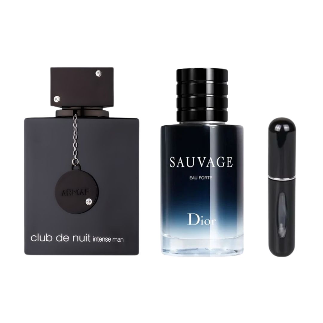 CLUB DE NUIT+SAUVAGE+PERFUMERO